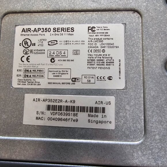 BUNDLE: Cisco 3560 POE Switch, UBR900, Aironet 350 AP w/ POE adapter - Picture 4 of 15